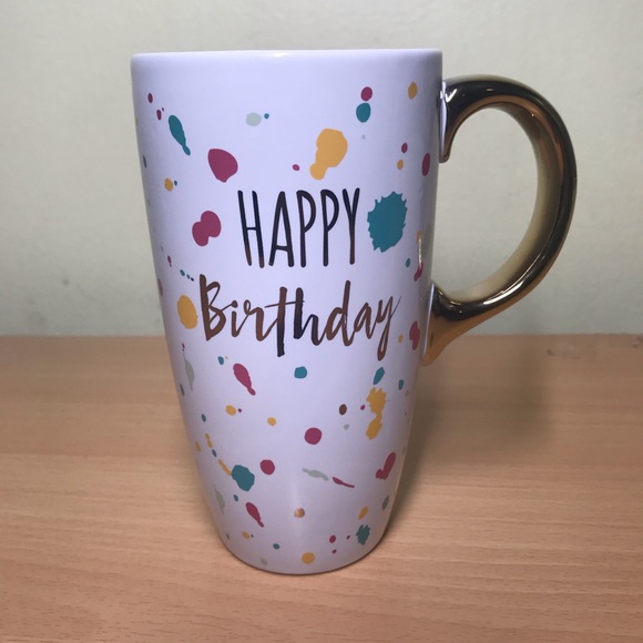 Modern Expresions “ Happy Birthday “ Ceramic Mug - Picture 7 of 7